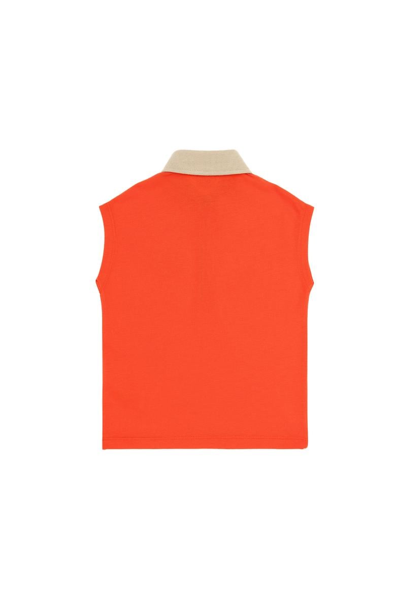 Kız Çocuk Nar Çiçeği Polo YakaTişört - 50288435050