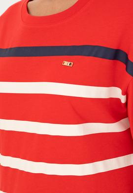 Kadın Kırmızı Bisiklet Yaka Tişört - 50286110014