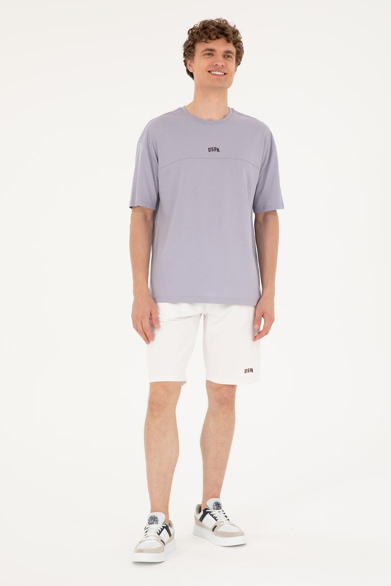 Erkek Comfort Fit Bisiklet Yaka Gri Tişört - 50287083086