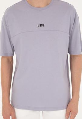 Erkek Comfort Fit Bisiklet Yaka Gri Tişört - 50287083086