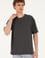Erkek Comfort Fit Bisiklet Yaka Antrasit Tişört