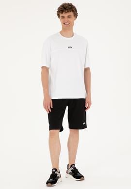 Erkek Comfort Fit Bisiklet Yaka Beyaz Tişört - 50287083019