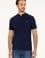 Erkek Lacivert Bisiklet Yaka Tişört