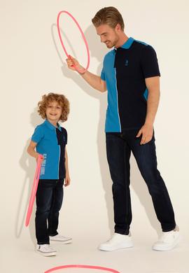 Erkek Çocuk Saks Polo Yaka Tişört - 50288125015