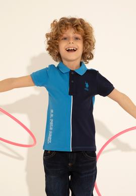 Erkek Çocuk Saks Polo Yaka Tişört - 50288125015