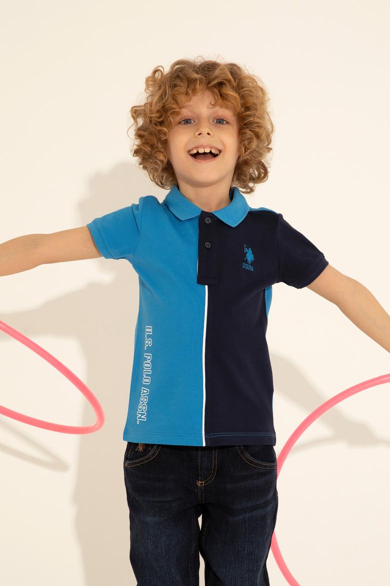 Erkek Çocuk Saks Polo Yaka Tişört - 50288125015