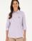 Kadın Lila Uzun Kollu Basic Gömlek