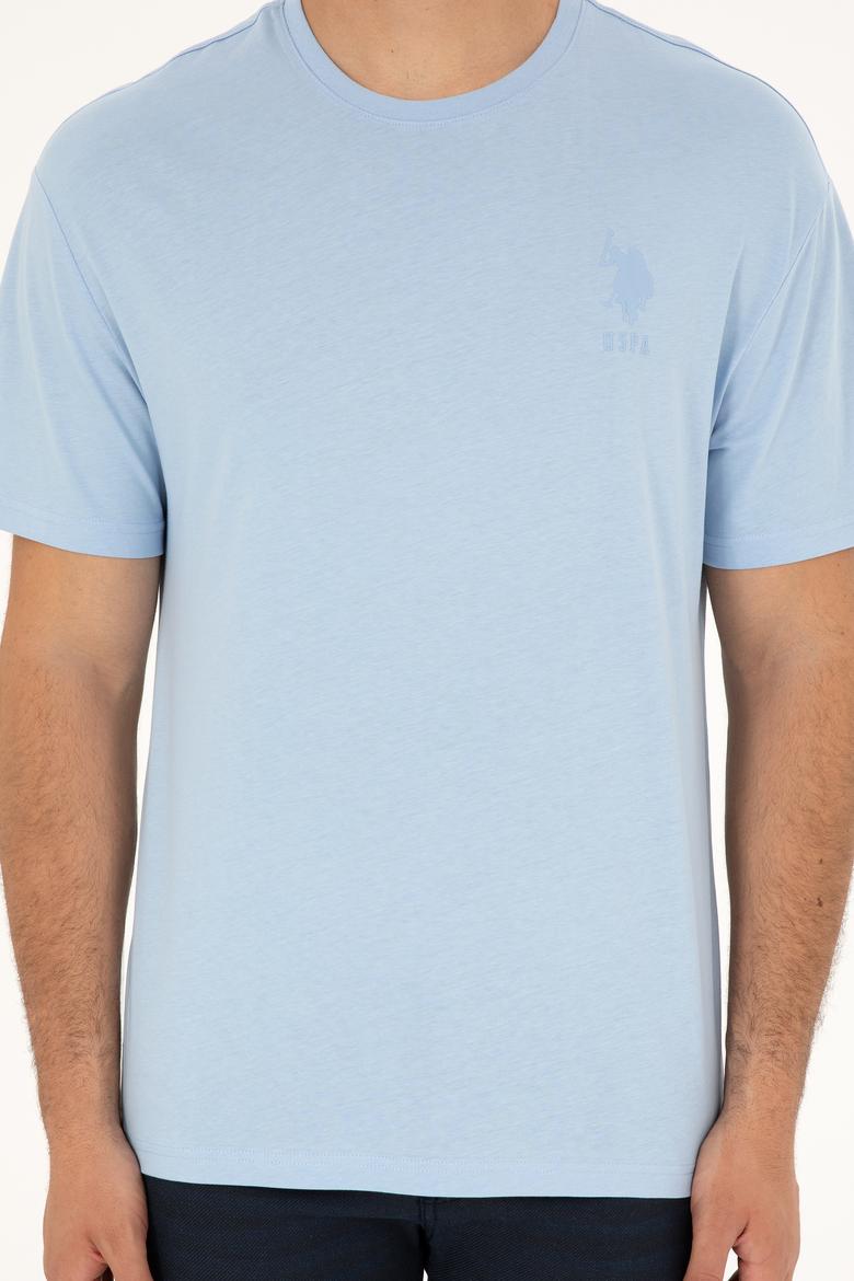 Erkek Açık Mavi Tişört - 50281079021