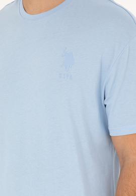 Erkek Açık Mavi Tişört - 50281079021