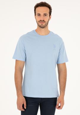 Erkek Açık Mavi Tişört - 50281079021