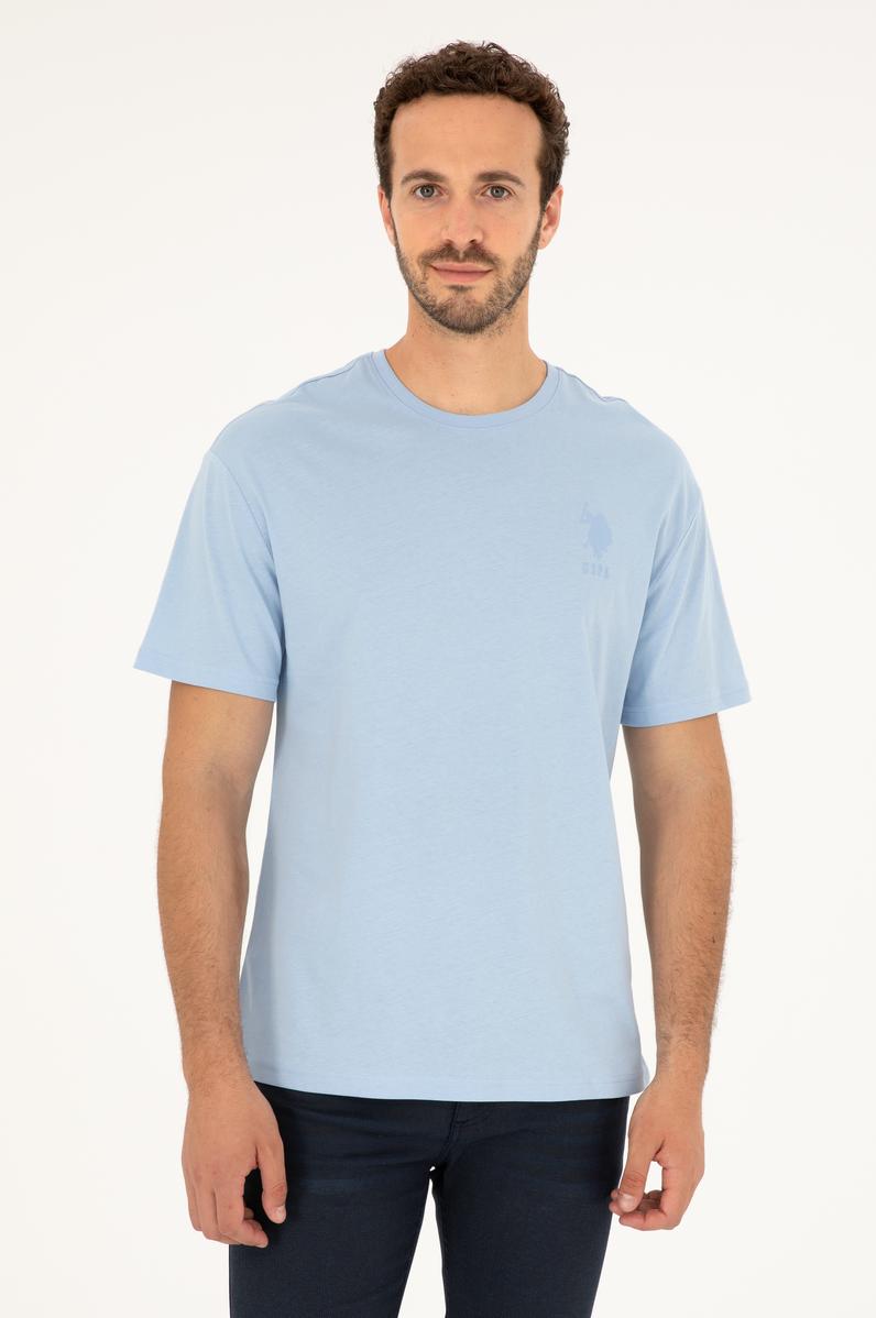 Erkek Açık Mavi Tişört