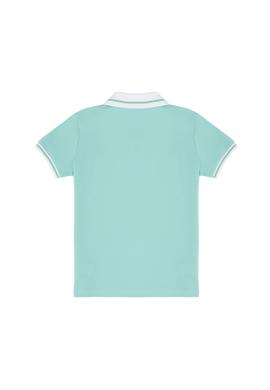 Kız Çocuk Su Yeşili Polo Yaka Tişört - 50288680038