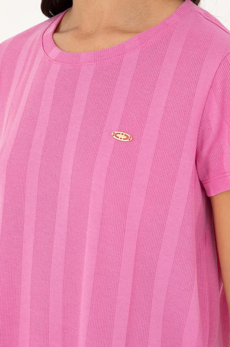 Kadın Menekşe Tişört