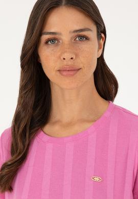 Kadın Menekşe Tişört - 50281793004