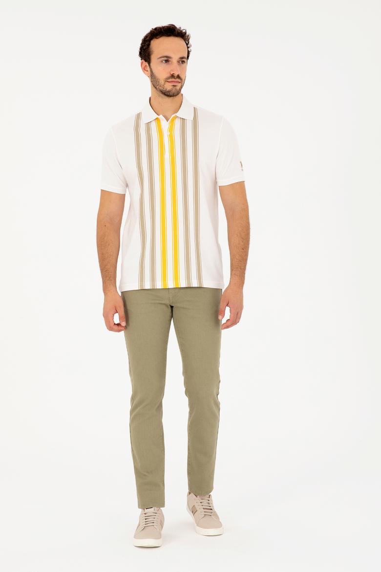 Erkek Haki Jean Pantolon