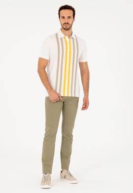 Erkek Haki Jean Pantolon - 50280518026