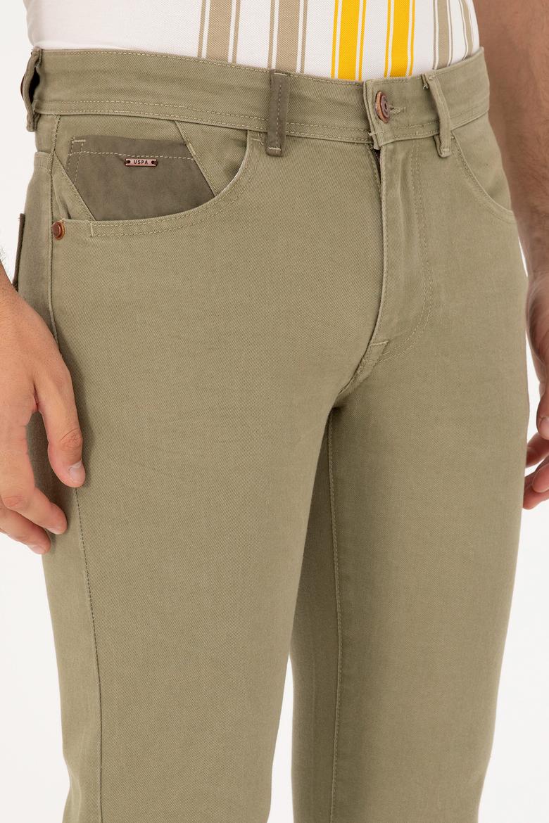 Erkek Haki Jean Pantolon - 50280518026