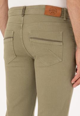 Erkek Haki Jean Pantolon - 50280518026