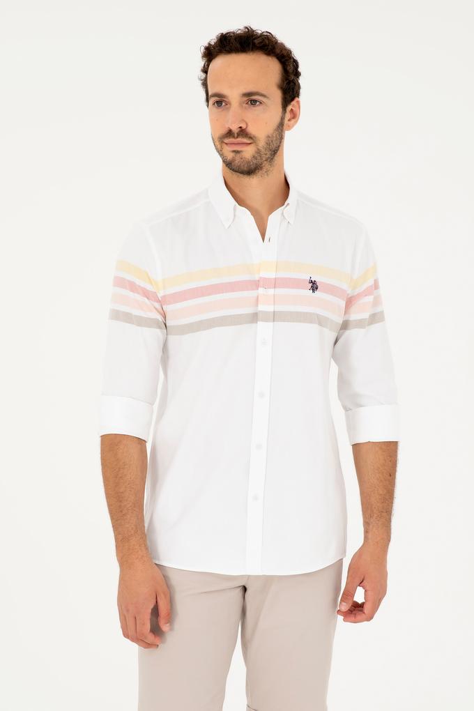 Erkek Somon Uzun Kollu Gömlek