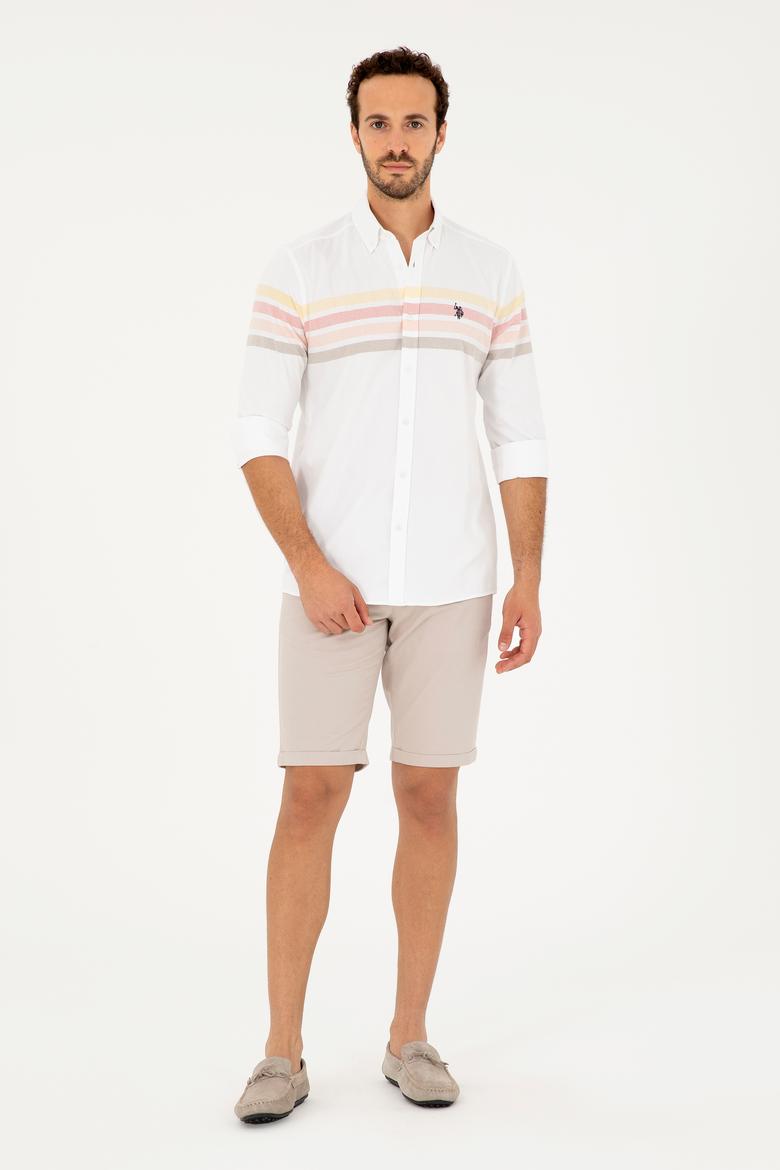 Erkek Somon Uzun Kollu Gömlek - 50288910010