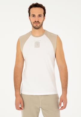 Erkek Ekru Tişört - 50281798033