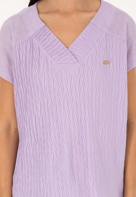 Kadın Lila Tişört - 50281804005