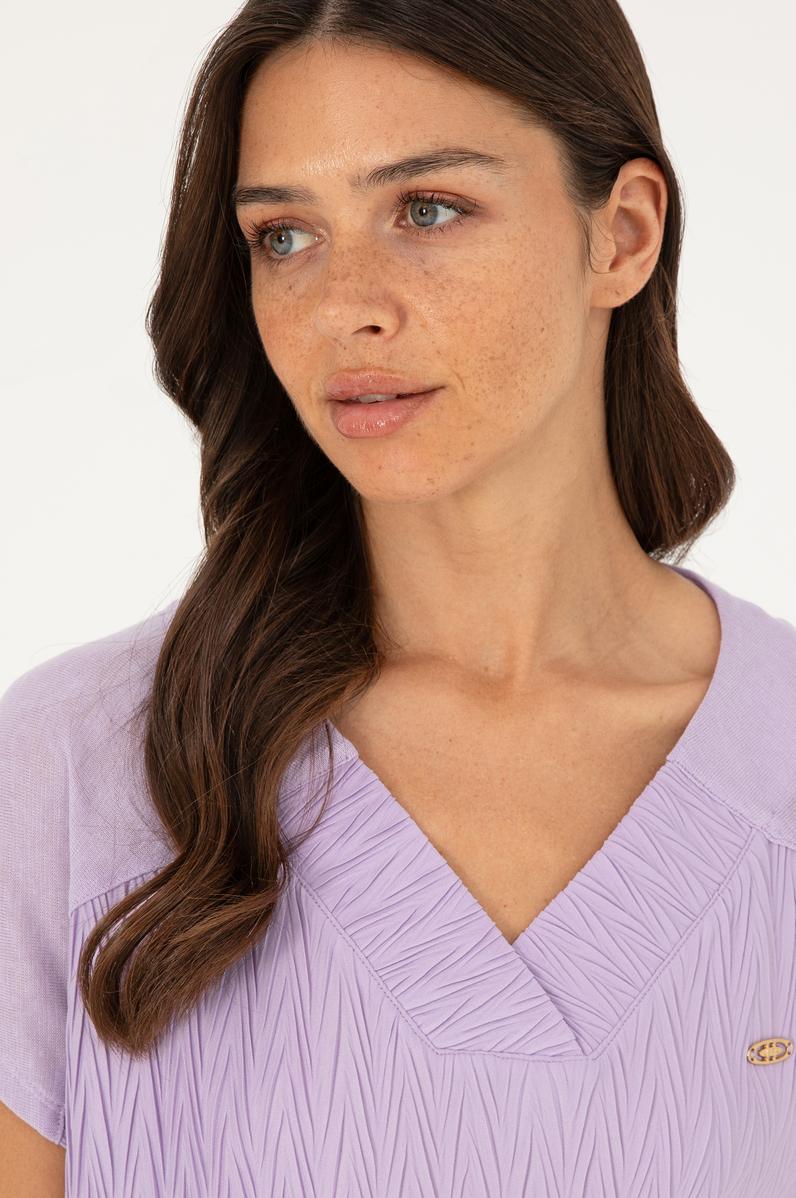 Kadın Lila Tişört