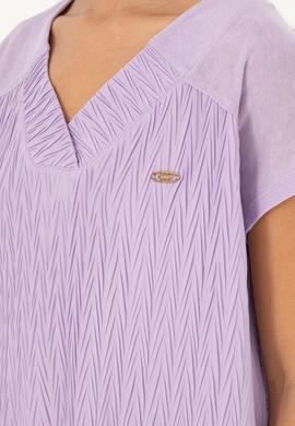 Kadın Lila Tişört - 50281804005