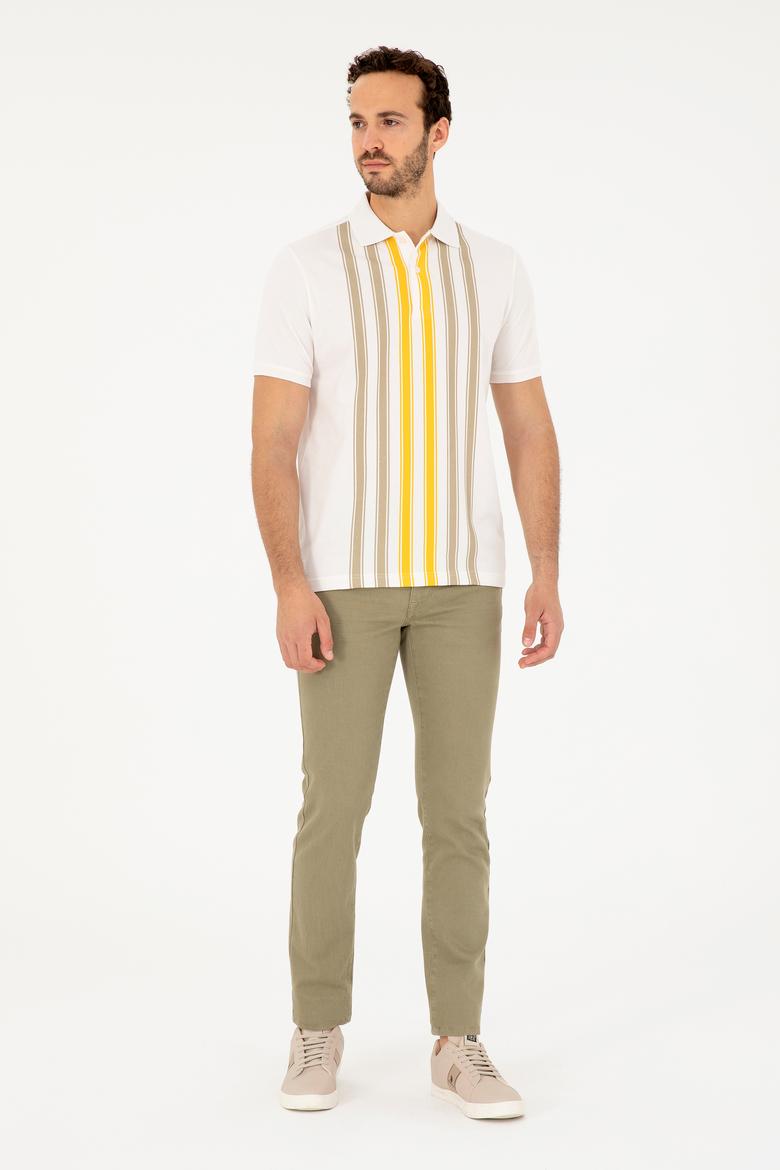 Erkek Ekru Tişört - 50281954011