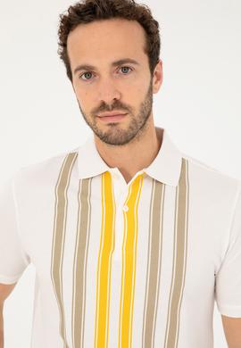 Erkek Ekru Tişört - 50281954011