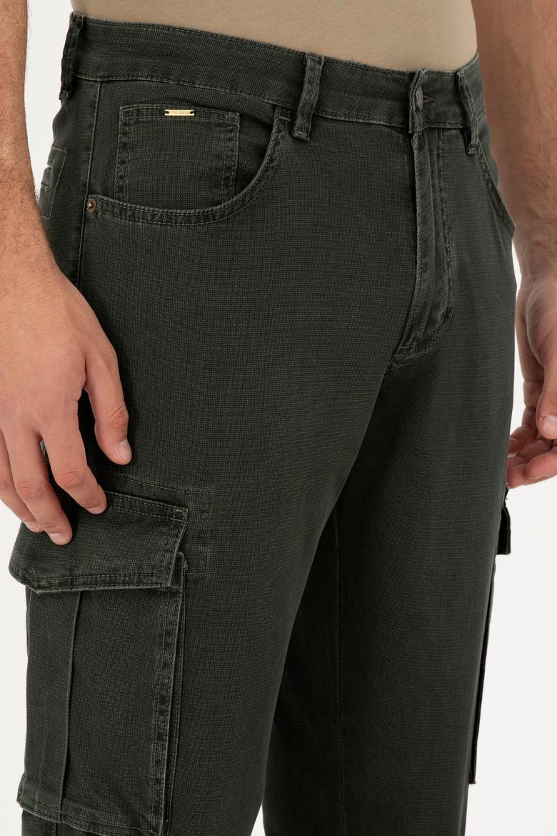 Erkek Haki Jean Pantolon - 50280810030