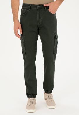 Erkek Haki Jean Pantolon - 50280810030