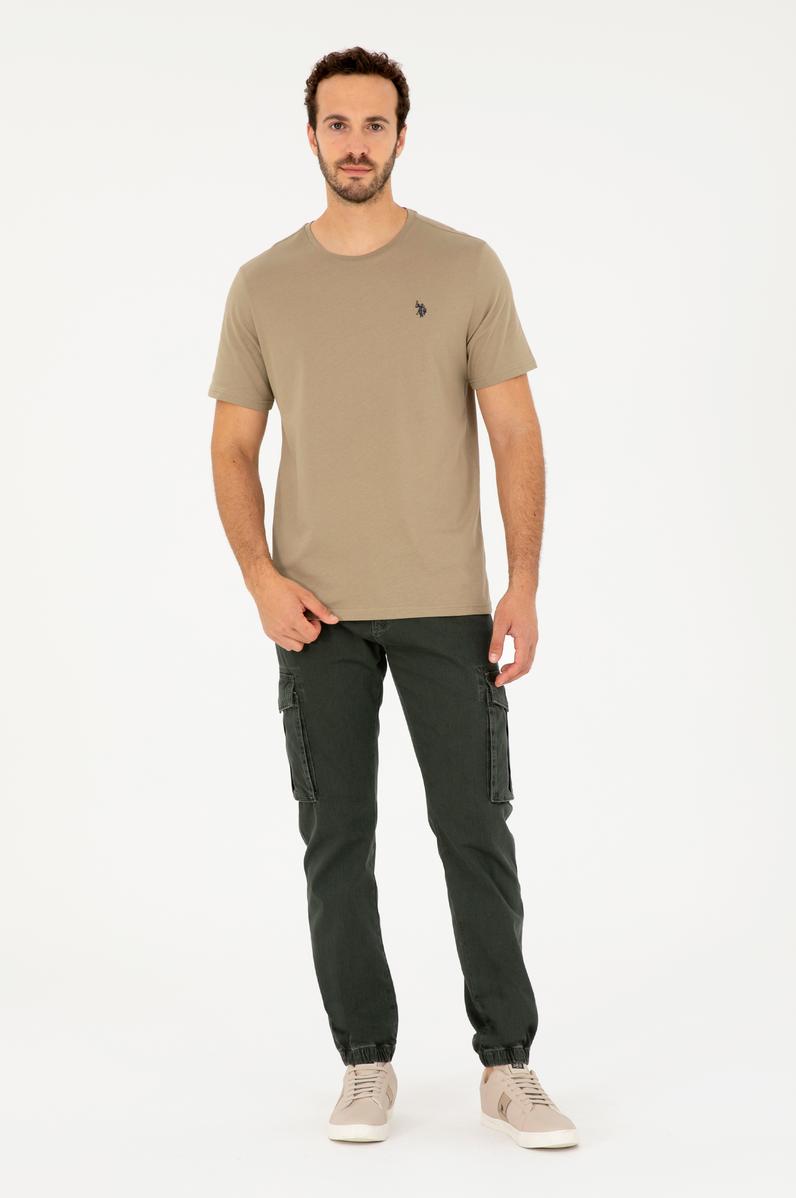 Erkek Haki Jean Pantolon