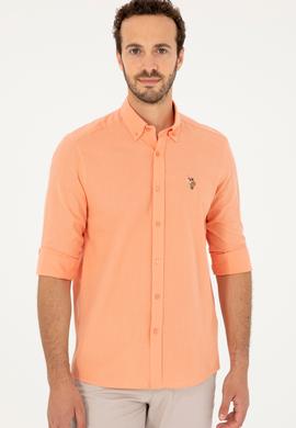 Erkek Somon Uzun Kollu Basic Gömlek - 50282588037