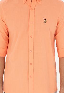 Erkek Somon Uzun Kollu Basic Gömlek - 50282588037