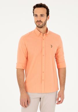 Erkek Somon Uzun Kollu Basic Gömlek - 50282588037