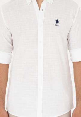 Erkek Beyaz Uzun Kollu Gömlek - 50282868019