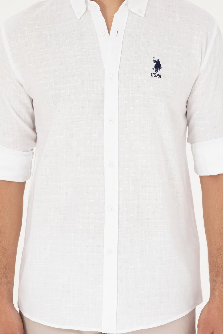 Erkek Beyaz Uzun Kollu Gömlek - 50282868019