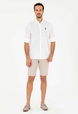 Erkek Beyaz Uzun Kollu Gömlek - 50282868019