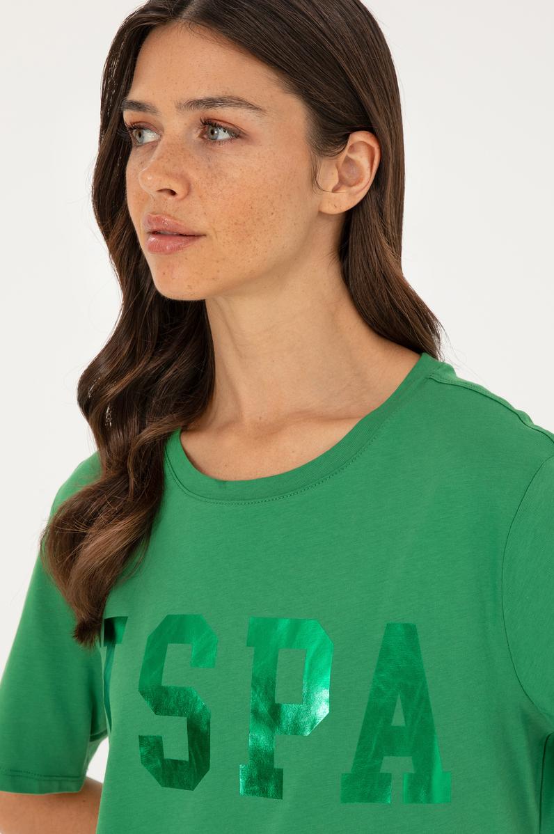 Kadın Yeşil Basic Tişört