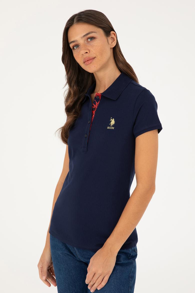 Kadın Lacivert Basic Tişört - 50280065013