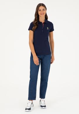 Kadın Lacivert Basic Tişört - 50280065013
