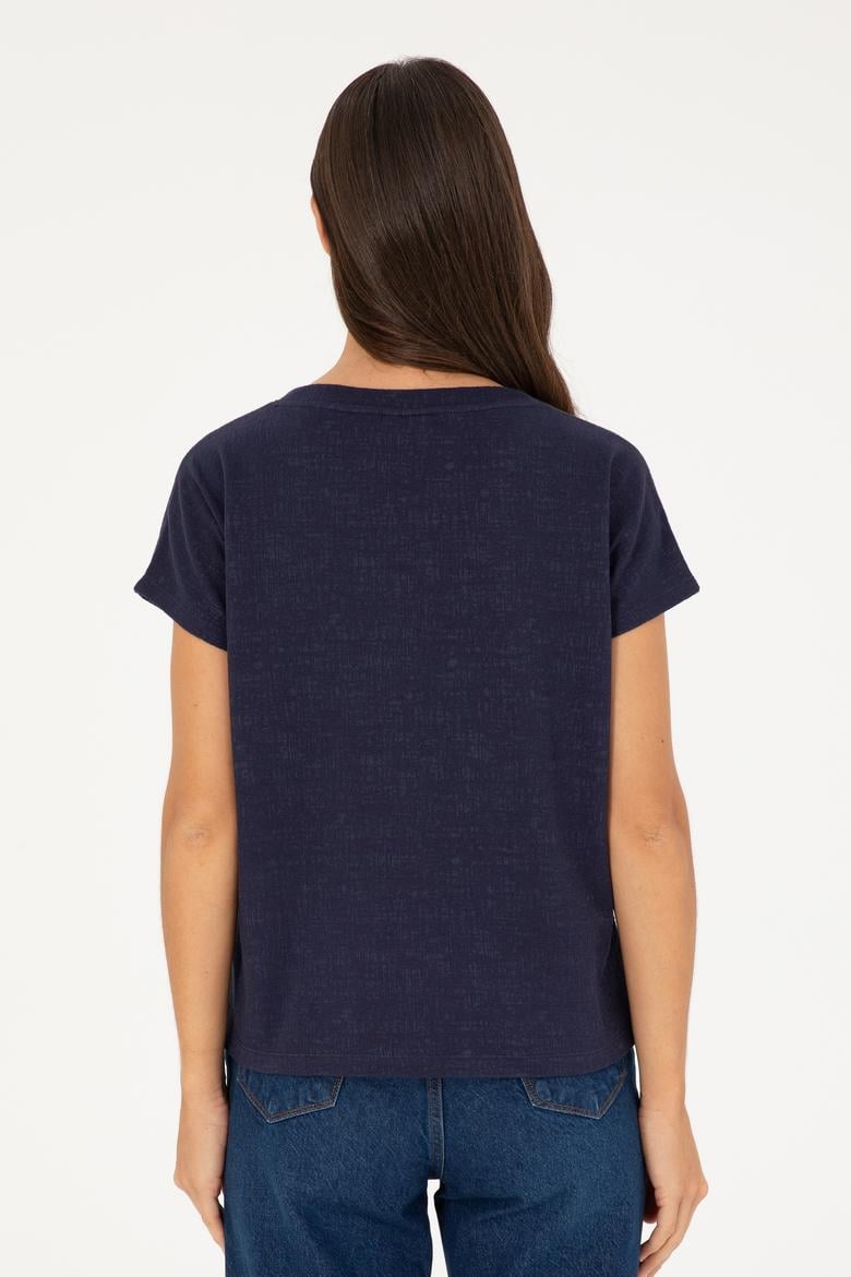 Kadın Lacivert Tişört - 50281901030