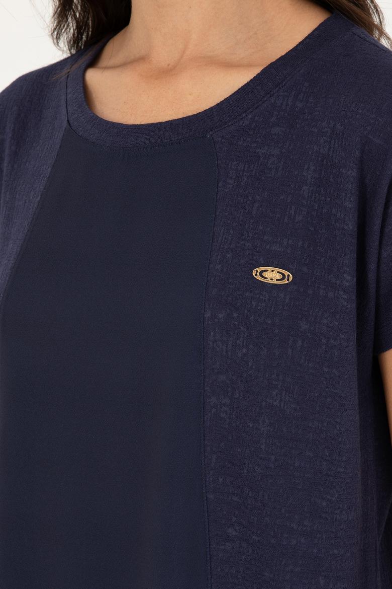 Kadın Lacivert Tişört - 50281901030