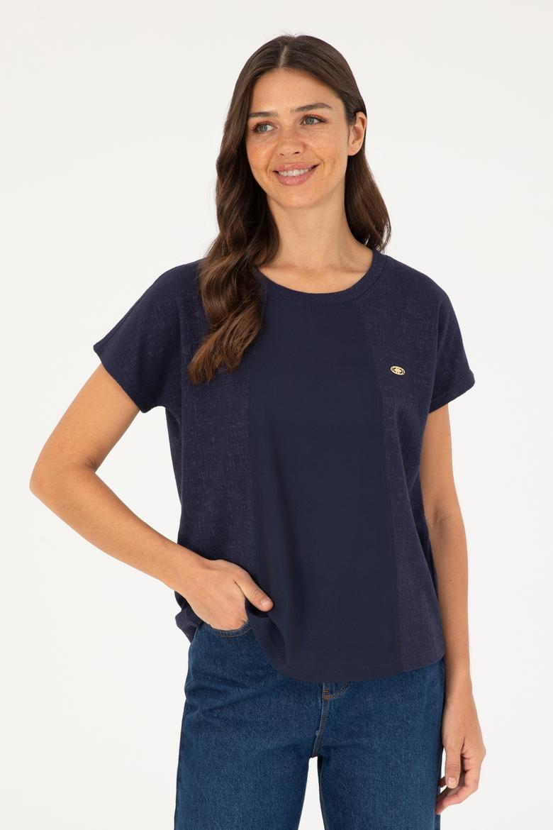 Kadın Lacivert Tişört