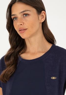 Kadın Lacivert Tişört - 50281901030