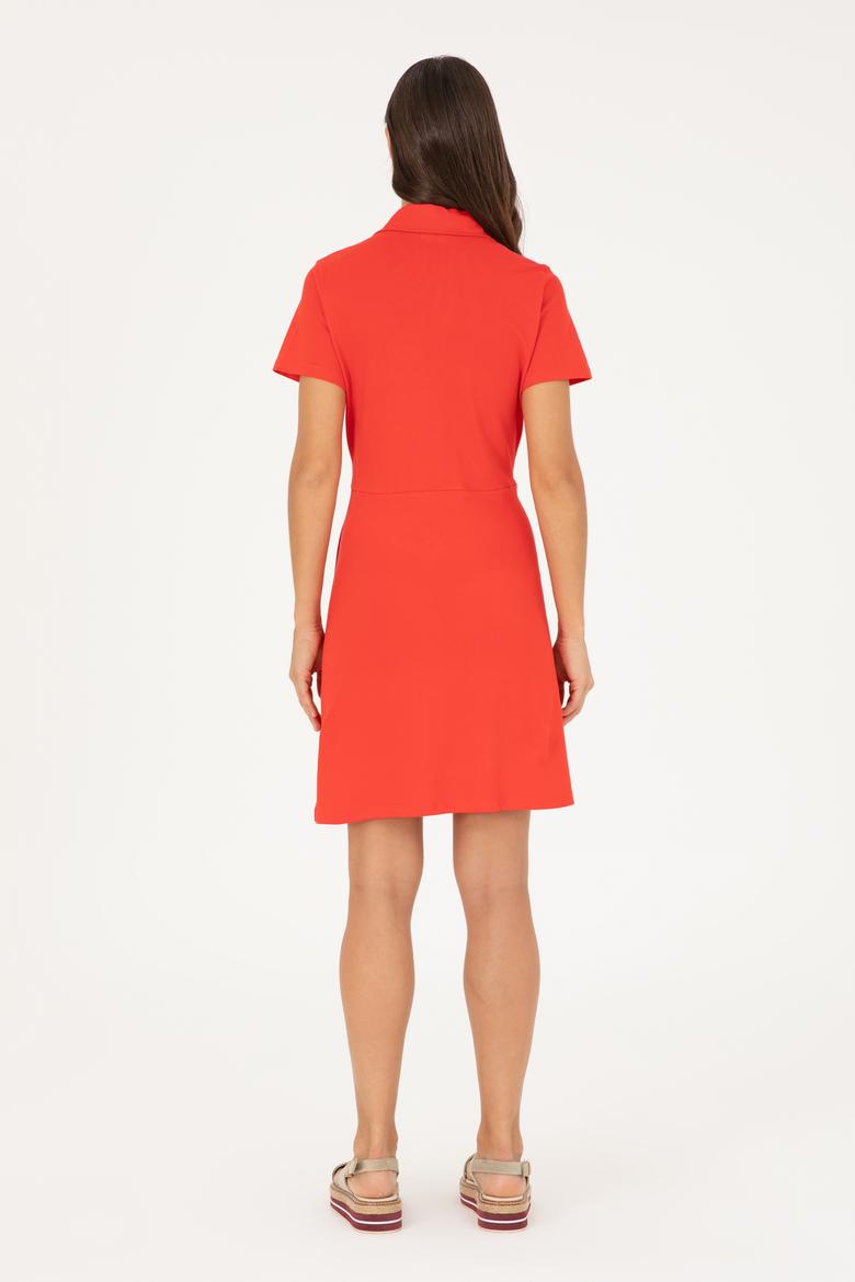 Kadın Kırmızı Örme Elbise - 50282907007