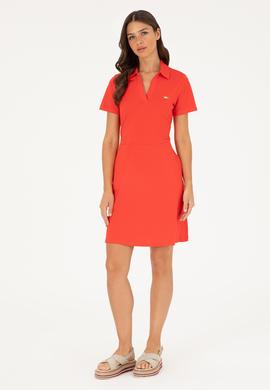 Kadın Kırmızı Örme Elbise - 50282907007