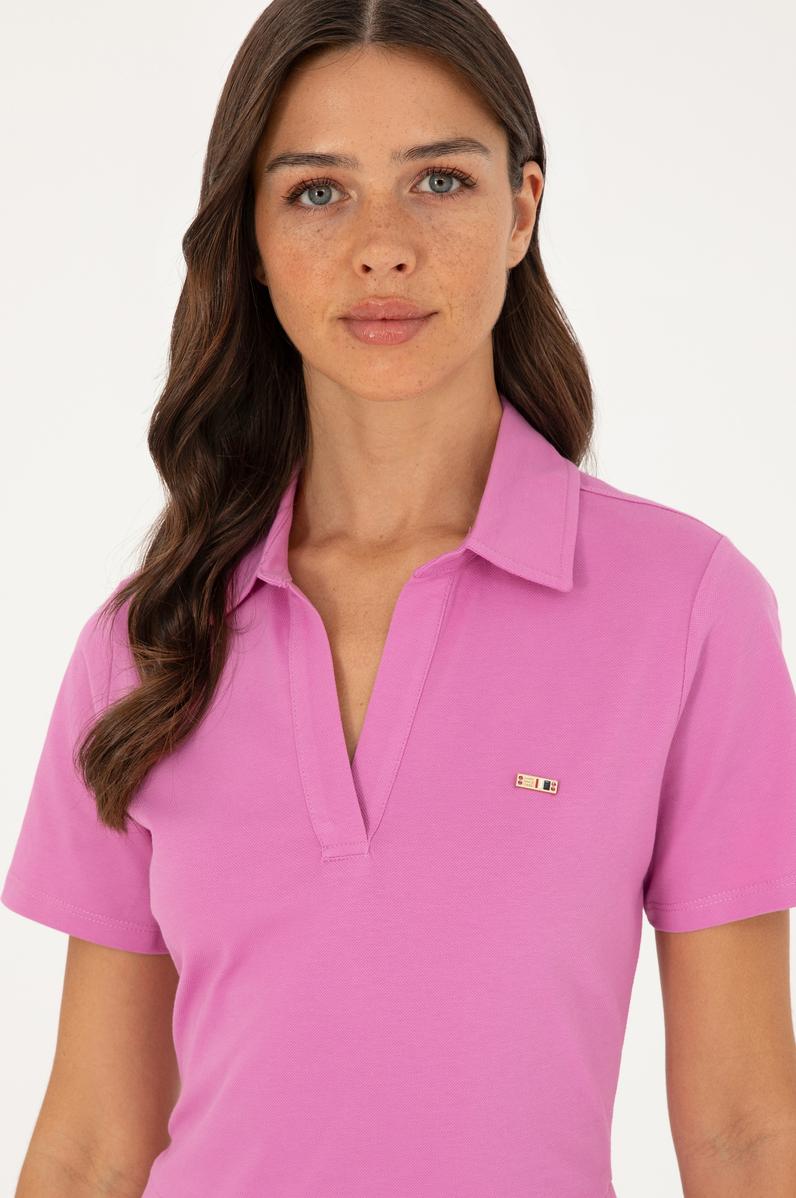 Kadın Menekşe Örme Elbise