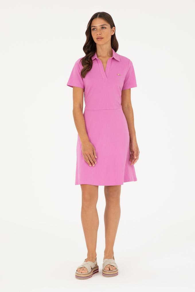 Kadın Menekşe Örme Elbise